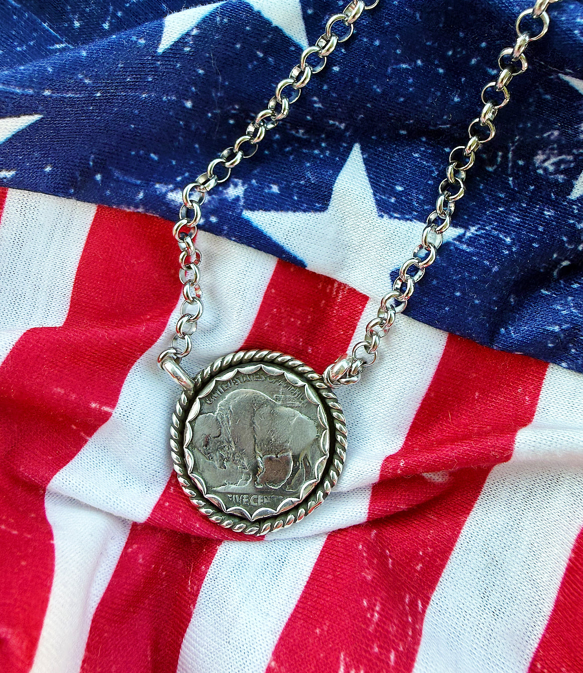 Buffalo Nickel Necklace