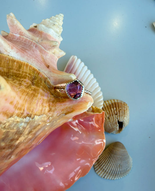 Tourmaline Polki Ring