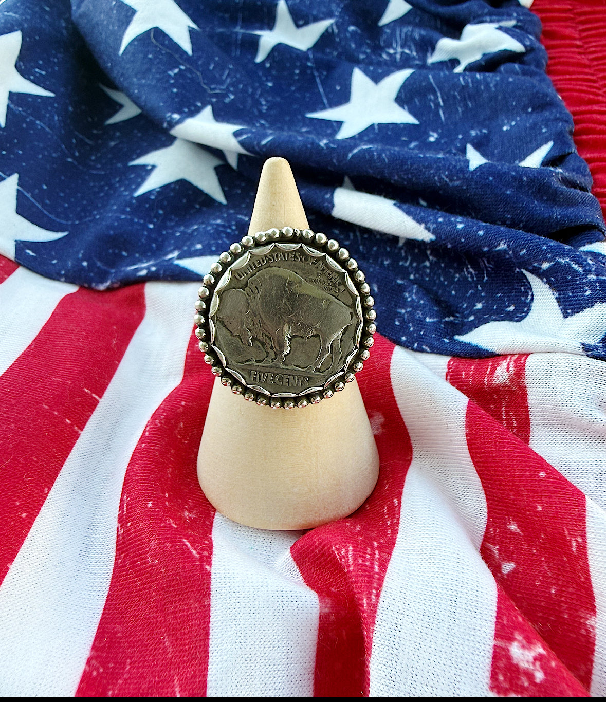 Buffalo Nickel Ring