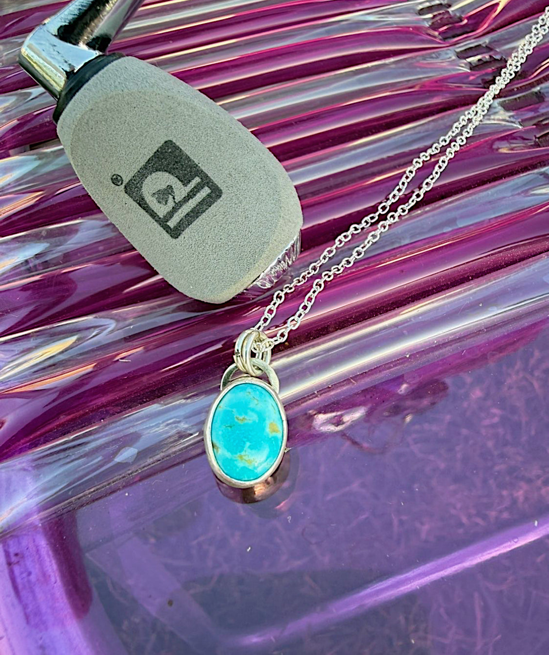 Dainty Turquoise Charm Necklace
