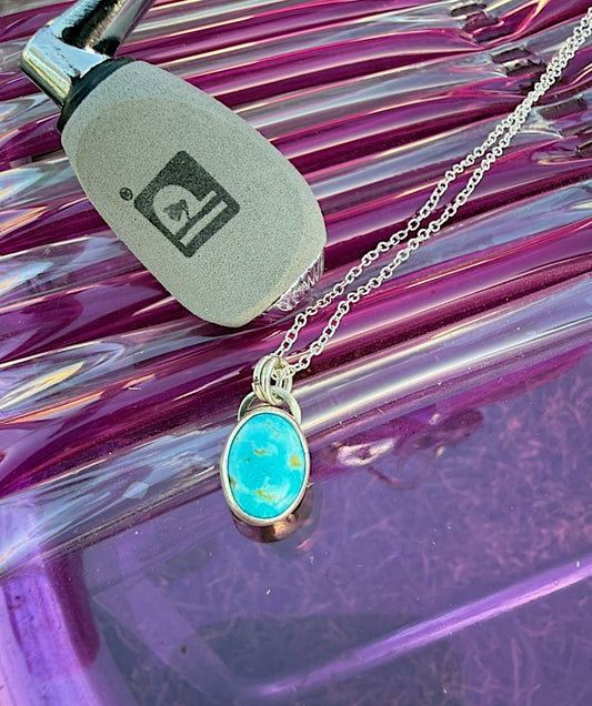 Dainty Turquoise Charm Necklace
