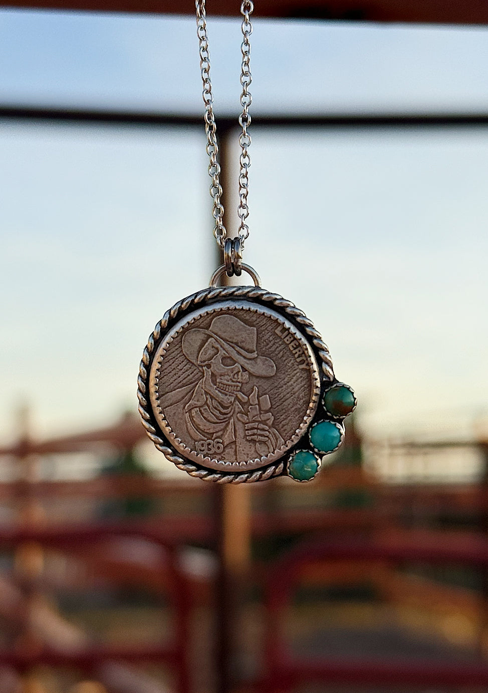 The Cowboy Pendant Necklace